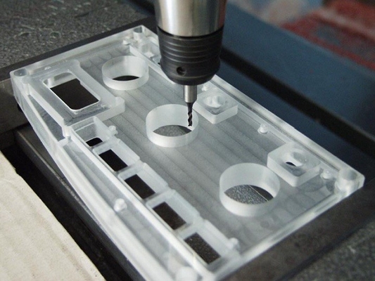 CNC Machining Transparent Car Lamp Cover Rapid Prototype
