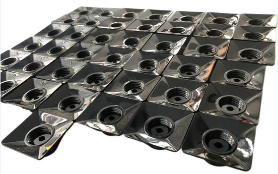 Black Paint Vacuum Casting CNC Plastic Machining Prototype 3D printing