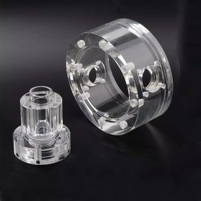 High Precision PMMA Acrylic PC Rapid Prototypes Round Ring Parts By CNC Machining